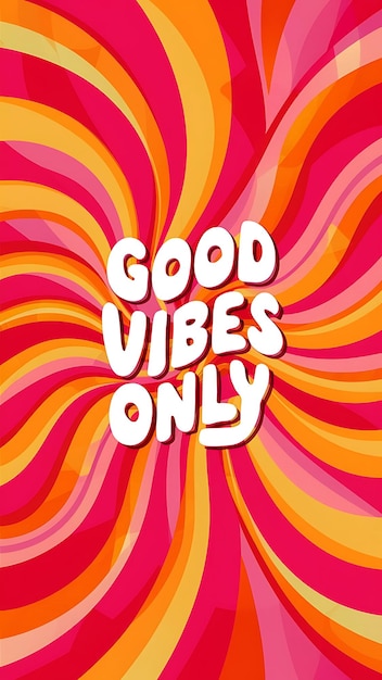 Photo good vibes only tshirt design motivational quote illustartiontypographybannerposter