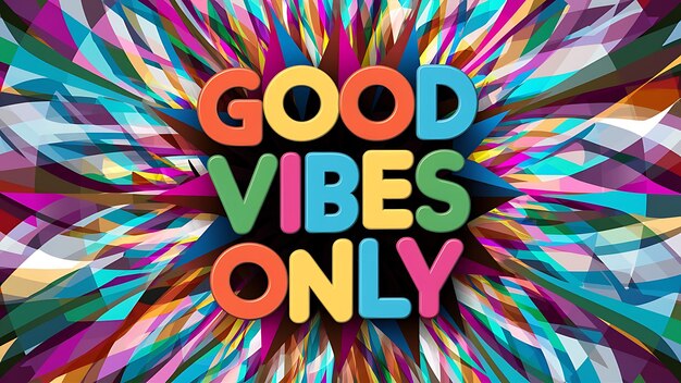 Good Vibes Only Tshirt Design Motivational Quote IllustartionTypographyBannerPoster