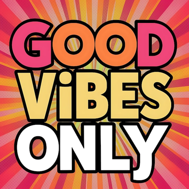 Good Vibes Only Tshirt Design Motivational Quote IllustartionTypographyBannerPoster