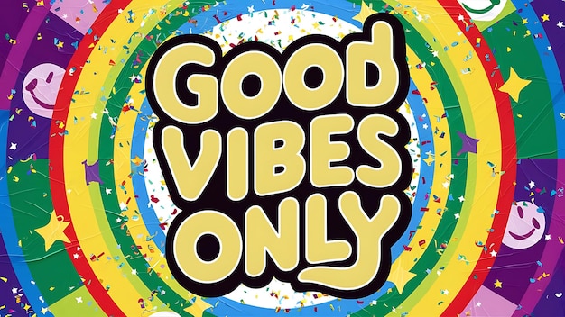 Photo good vibes only tshirt design motivational quote illustartiontypographybannerposter