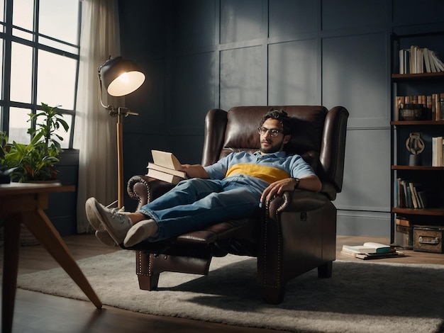 Google Cloud Engineer Leaning back in a recliner with 2_1