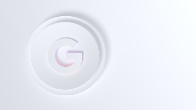 Google icon on a white