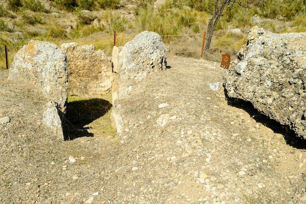 Gorafe megalithic park. Granada - Andalusia, Spain.