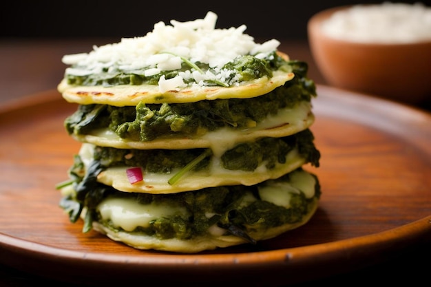 Gorditas with Creamy Rajas Poblanas yummy mexican food Gorditas