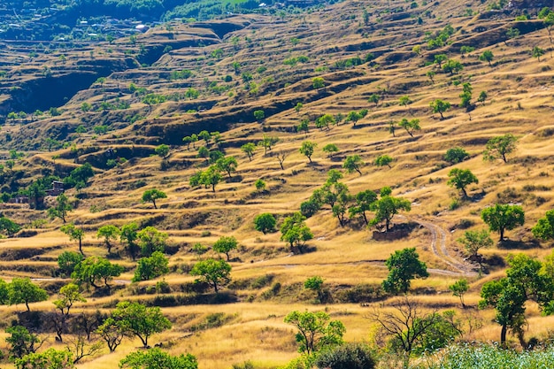 Gorgeous mountain landscape on a sunny day