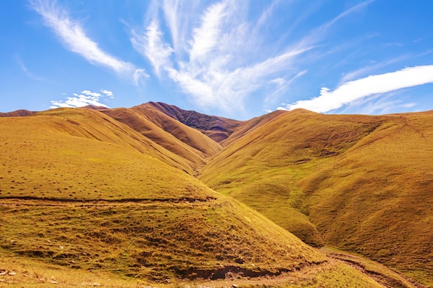 Gorgeous mountain landscape on a sunny day