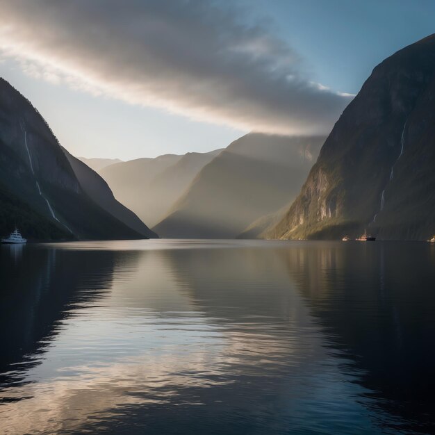 Photo gorgeous norway landscape photos for elegant displays