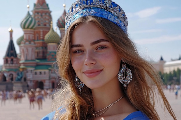 Gorgeous russian lady image