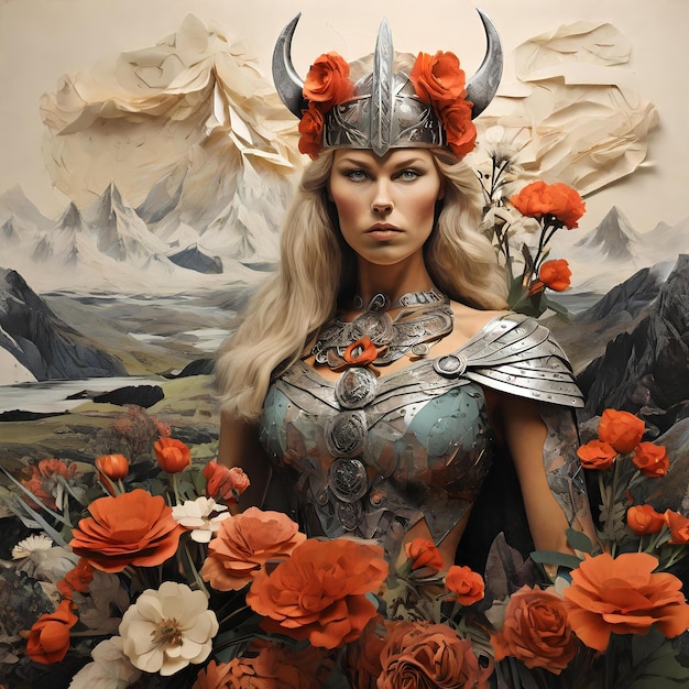 Gorgeous Viking maiden warrior hailing from Sweden