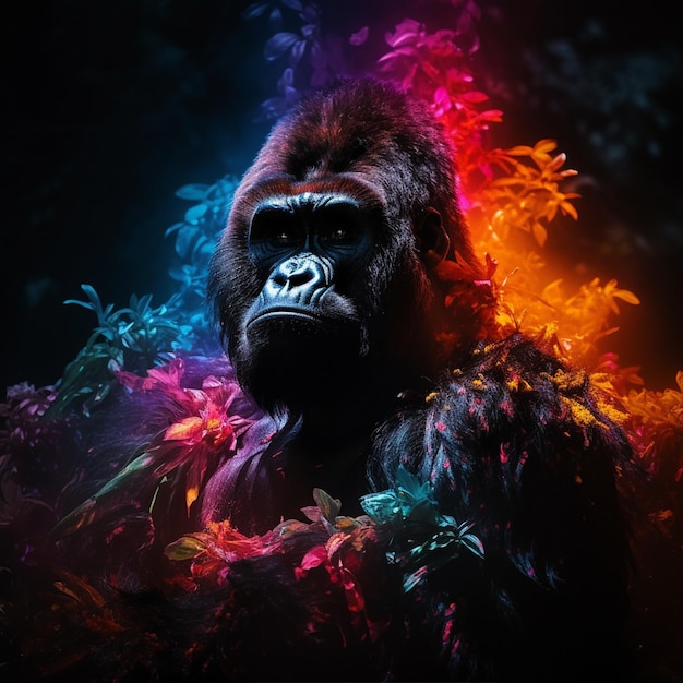 Gorilla digital concept art