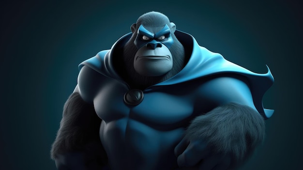 A gorilla from the animated series gorilla