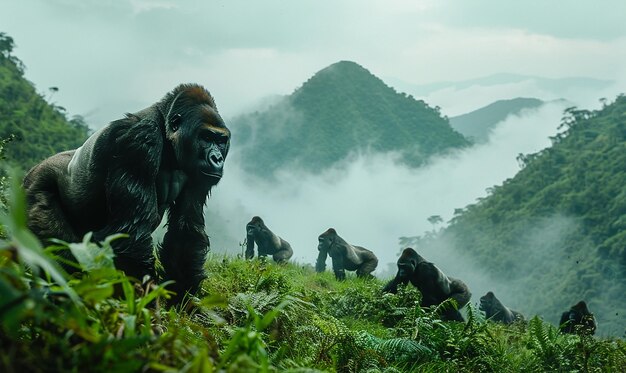 Gorillas in the Misty Mountains