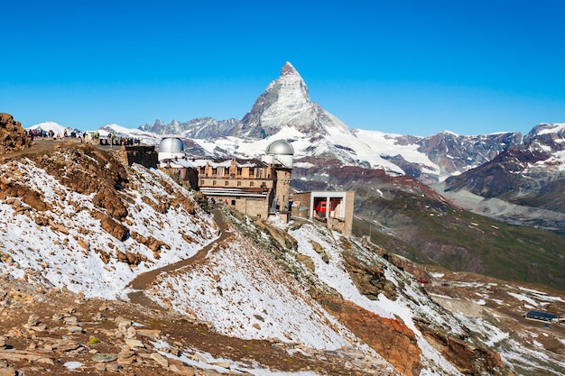 Gornergrat Observatory near Zermatt Switzerland