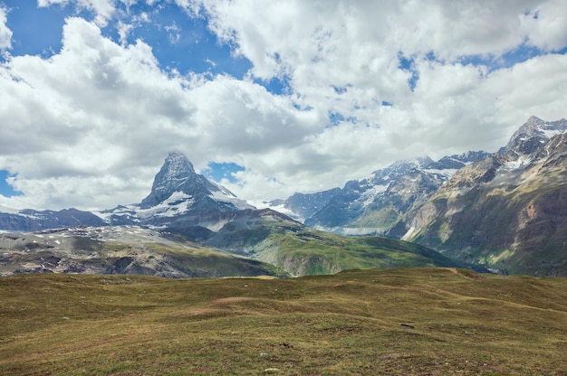 Gornergrat Switzerland Matterhorn mountain visible in background