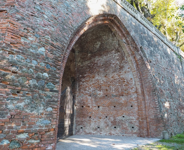 Gothic arch and wall