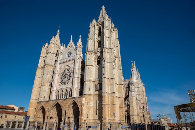 Gothic Cathedral of Leon Castilla Leon Spain