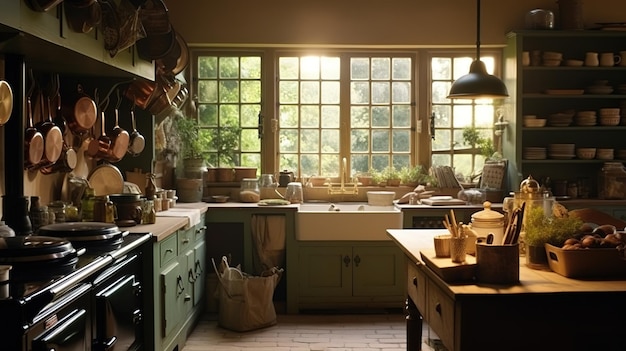 gothic style kitchen