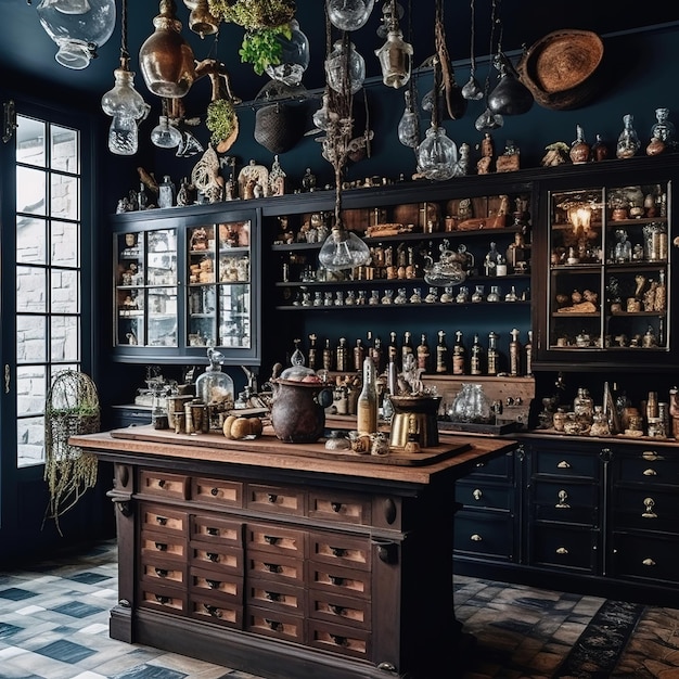 gothic style kitchen