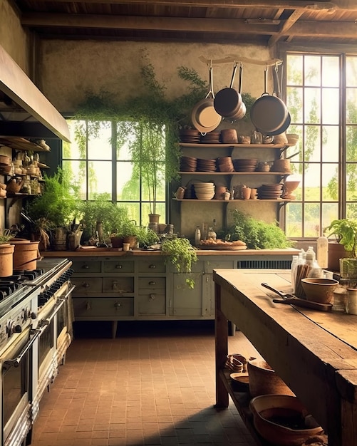 gothic style kitchen