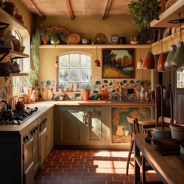 gothic style kitchen