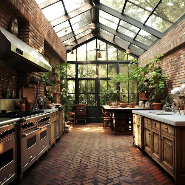 gothic style kitchen