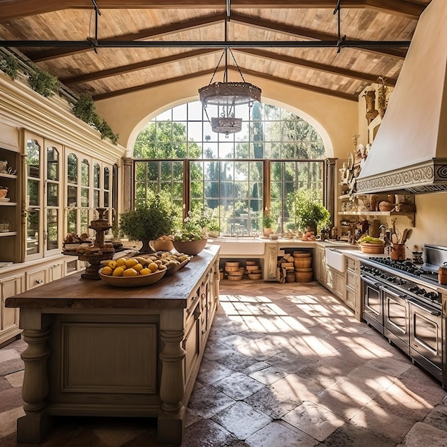 gothic style kitchen