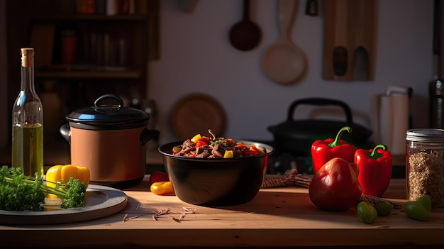 Goulash a soup or stew of meat and vegetables seasoned with paprika