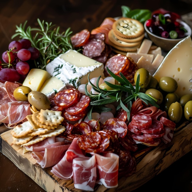 Gourmet Cheese and Meat Platter