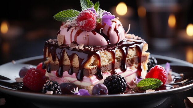 Gourmet ChocolateCovered Strawberry Dessert