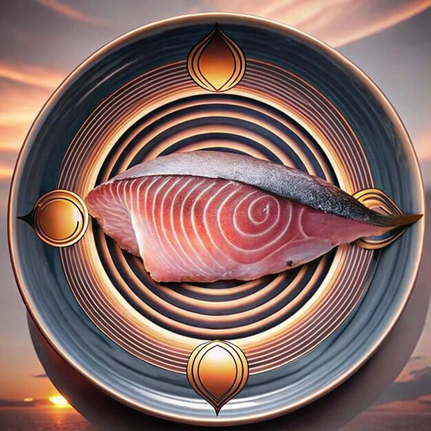 Photo gourmet spiral tuna cuts and canned tuna delicacies a culinary journey through premium seafood