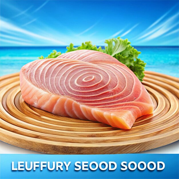 Photo gourmet spiral tuna cuts and canned tuna delicacies a culinary journey through premium seafood