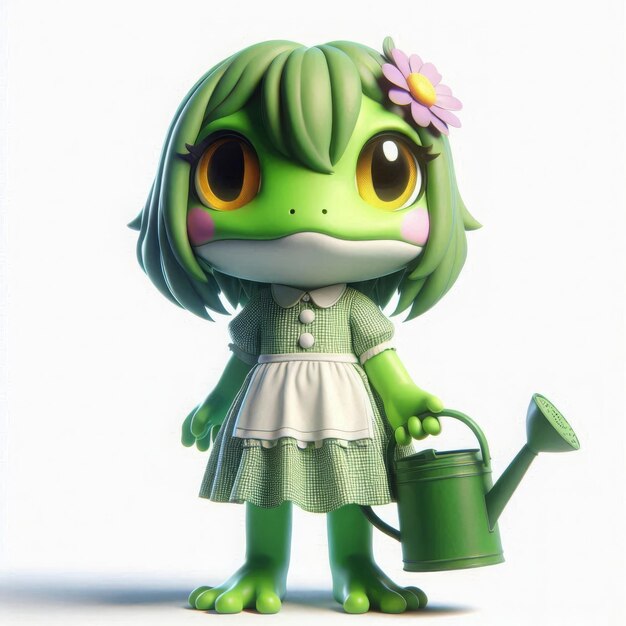 Graceful Frog in Fashionable Dress