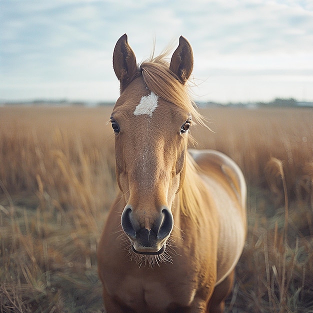 Graceful Grayish Tan Mustang A Wild Beauty in Motion