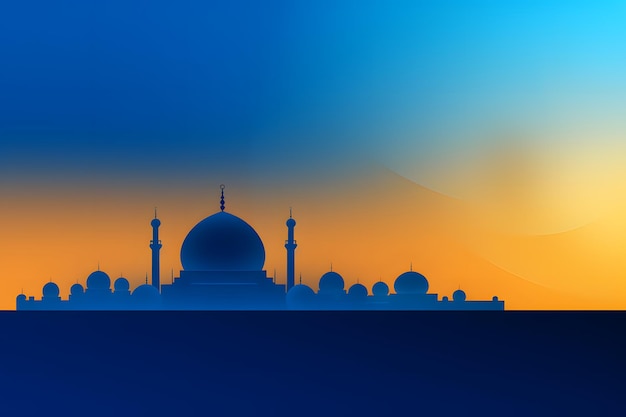 Gradient background for mawlid al