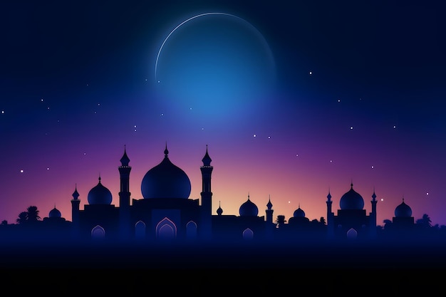 Gradient background for mawlid al