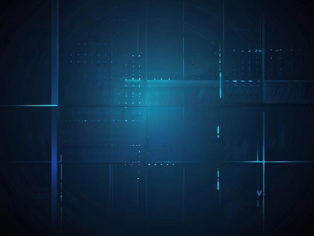 Gradient blue dynamic technology background