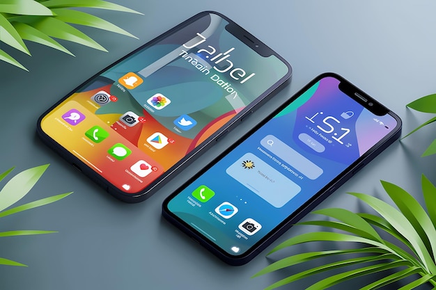 Gradient colored ui ux background