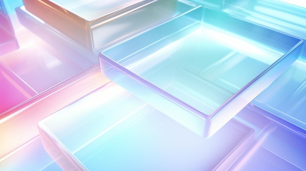 gradient colorful transparent glass background