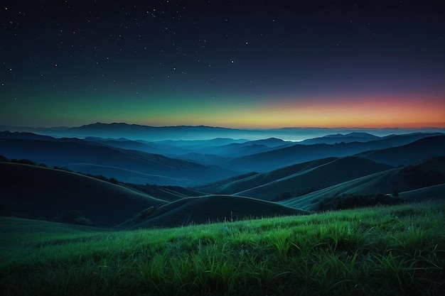 Gradient landscape wallpaper