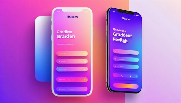 Gradient mode app template