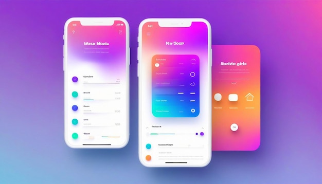 Gradient mode app template