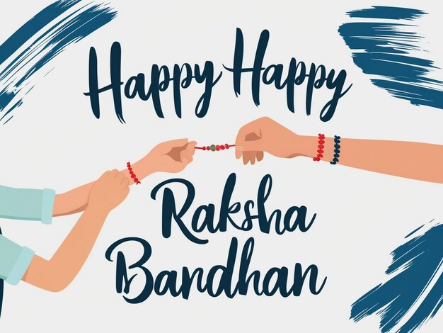 Photo gradient raksha bandhan illustration