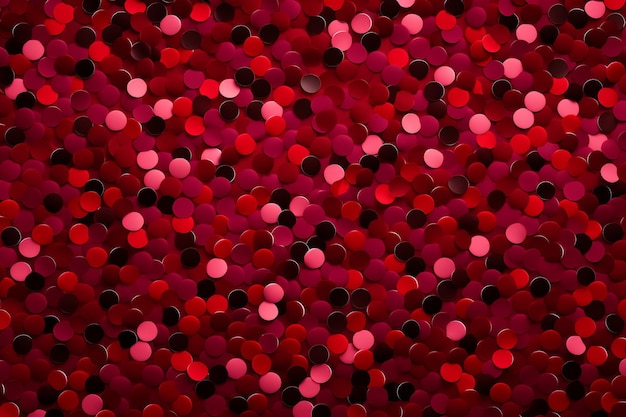 Gradient red polka dot background