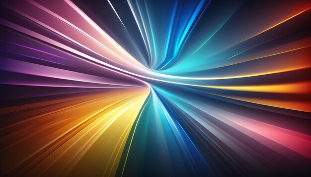 Gradient speed motion colorful background Generative ai