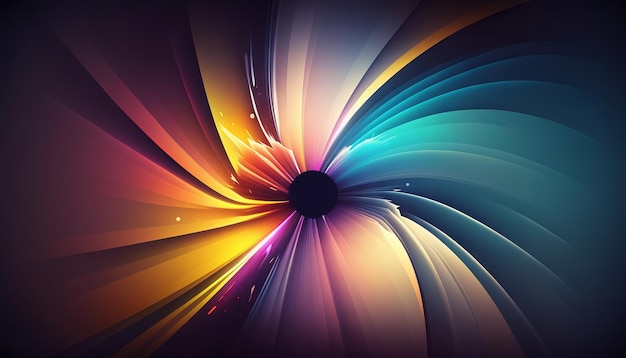 Gradient speed motion colorful background Generative ai