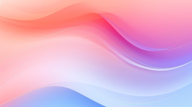 Gradient Trendy waves colorful background wallpaper