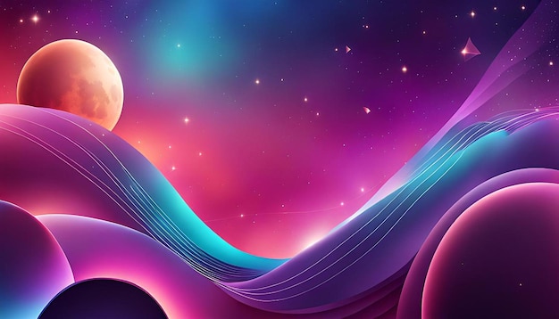 Gradient universe background