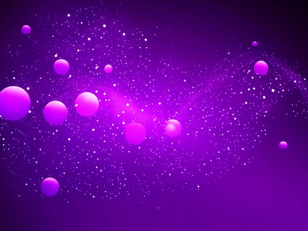 gradient violet glowing particles background