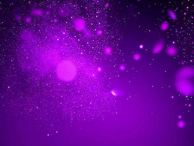 gradient violet glowing particles background