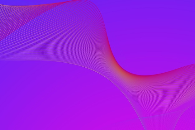 Gradient Wave Line Abstract Vector Illustration Background